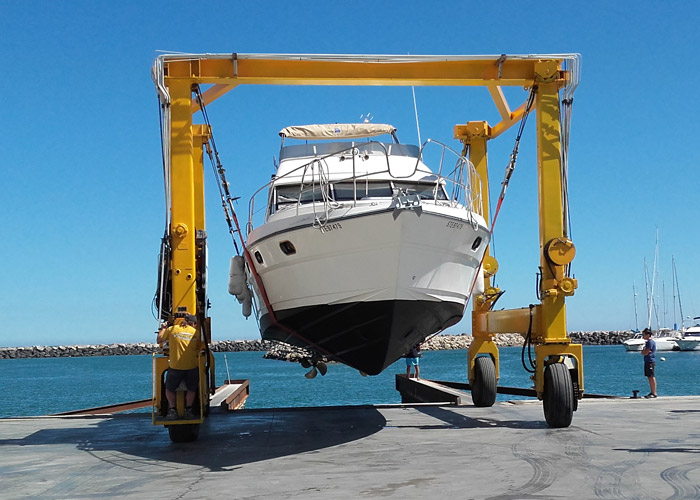 Levage de bateaux